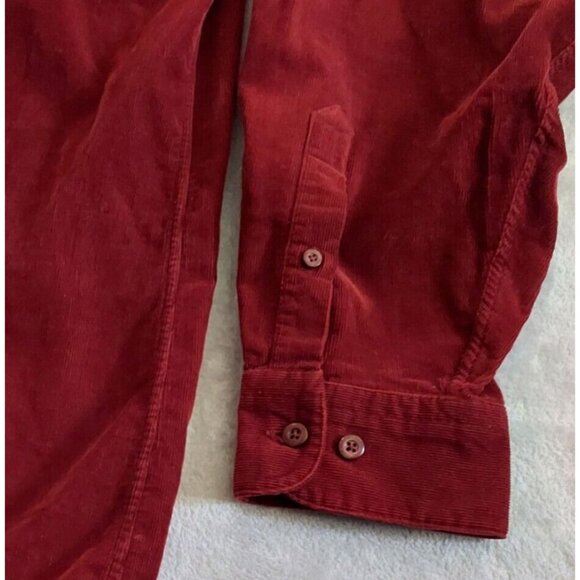 Vintage Nordstrom corduroy shirt mens XXL button down cotton hipster dad career - Picture 16 of 16